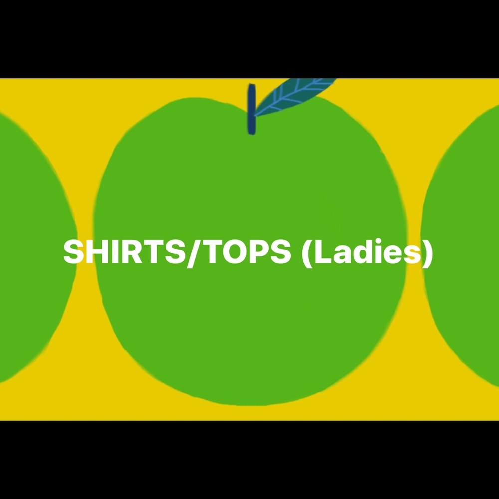 Shirts, Sweaters, Tops (Ladies)
